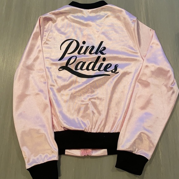 Little Girls Pink Ladies Zip up Jacket - Picture 5 of 5